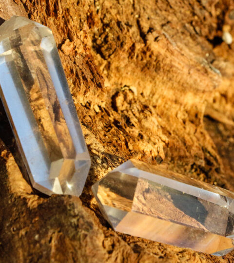 Bergkristall-Doppelender